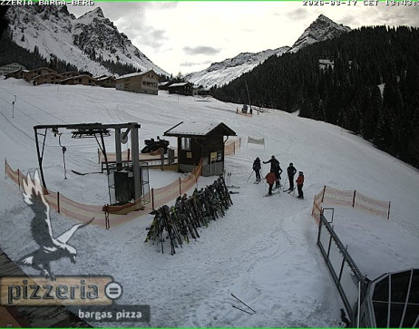 Gargellen: Blick auf den berg