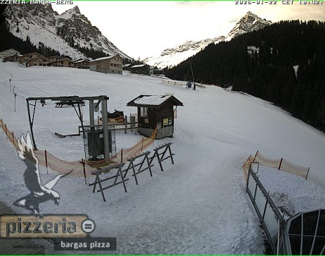 Gargellen: Blick auf den berg
