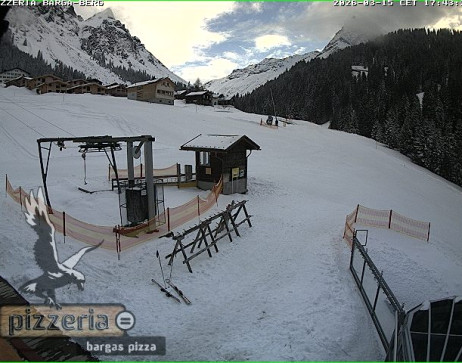 Gargellen: Blick auf den berg