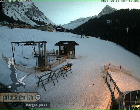 Gargellen: Blick auf den berg
