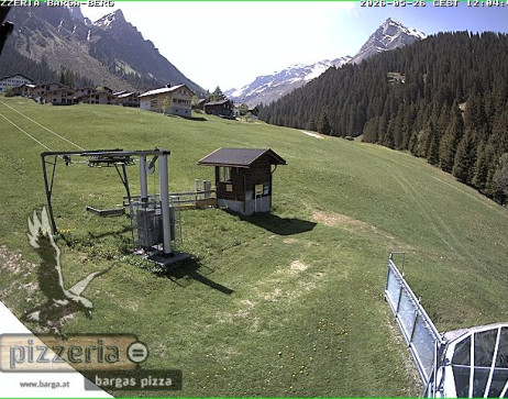 Gargellen: Blick auf den berg