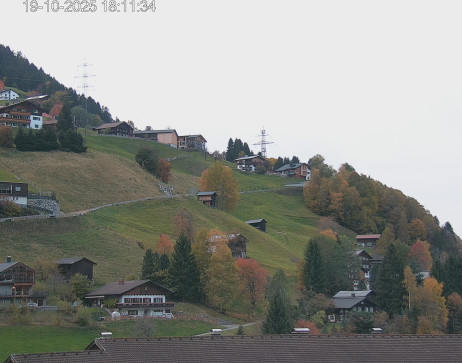 Gaschurn: Blick zur Talabfahrt