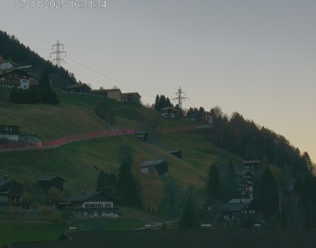 Gaschurn: Blick zur Talabfahrt