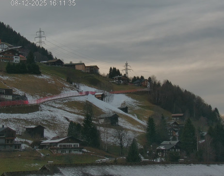 Gaschurn: Blick zur Talabfahrt