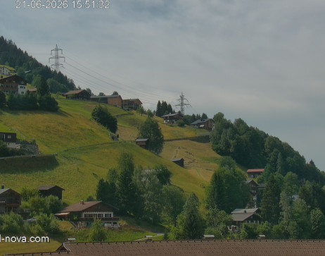 Gaschurn: Blick zur Talabfahrt
