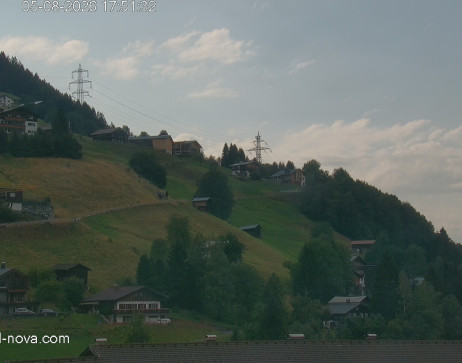 Gaschurn: Blick zur Talabfahrt