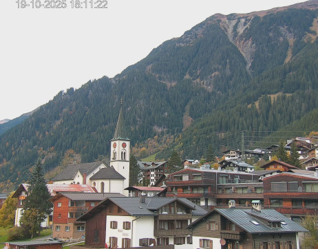 Gaschurn: Blick zum Ortskern