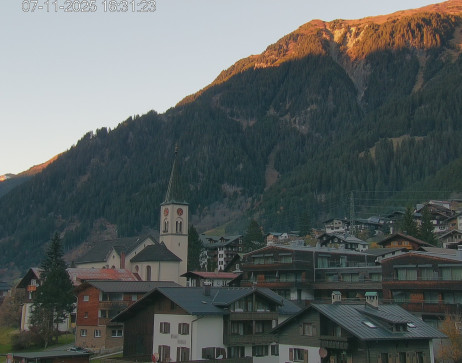 Gaschurn: Blick zum Ortskern