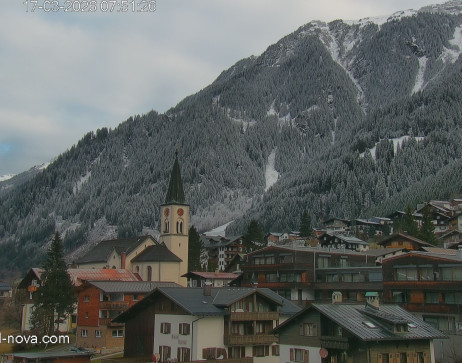 Gaschurn: Blick zum Ortskern