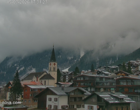 Gaschurn: Blick zum Ortskern