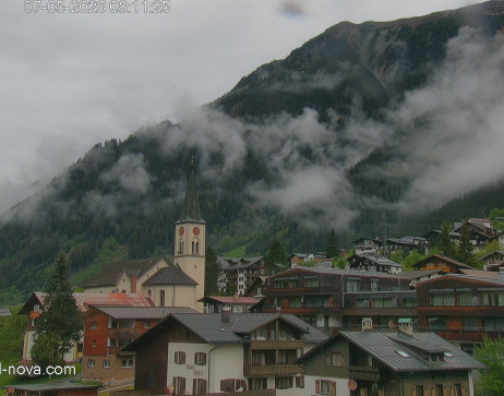 Gaschurn: Blick zum Ortskern