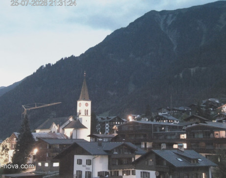 Gaschurn: Blick zum Ortskern