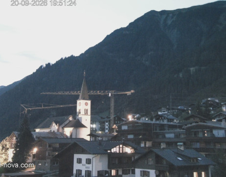 Gaschurn: Blick zum Ortskern