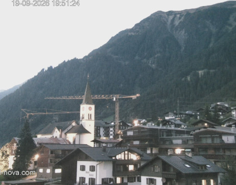 Gaschurn: Blick zum Ortskern