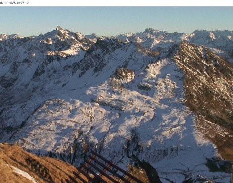 Silvretta Montafon: Blick auf Fredakopf