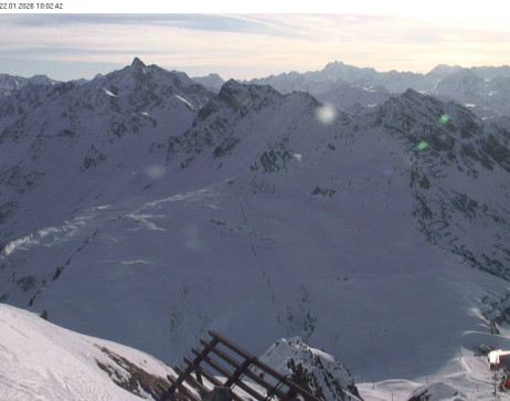Silvretta Montafon: Blick auf Fredakopf