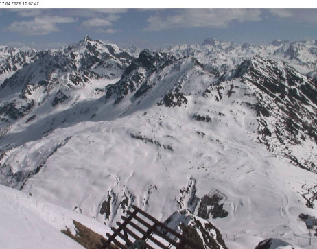 Silvretta Montafon: Blick auf Fredakopf