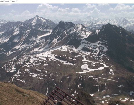 Silvretta Montafon: Blick auf Fredakopf