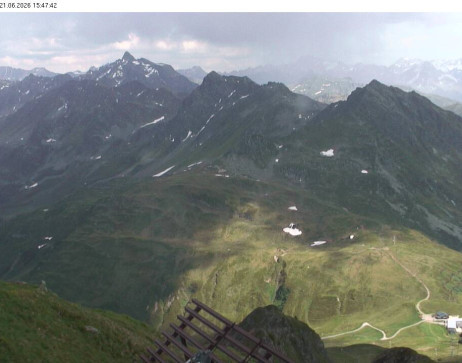 Silvretta Montafon: Blick auf Fredakopf